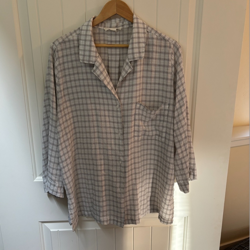 Treasure & Bond Plaid Button Up